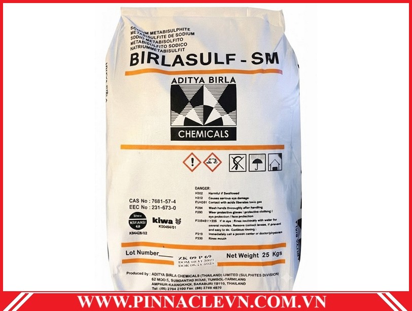 Natri Metabisulfite – Sodium Pyrosulfite – Na2​S2​O5​ Pinnaclevn