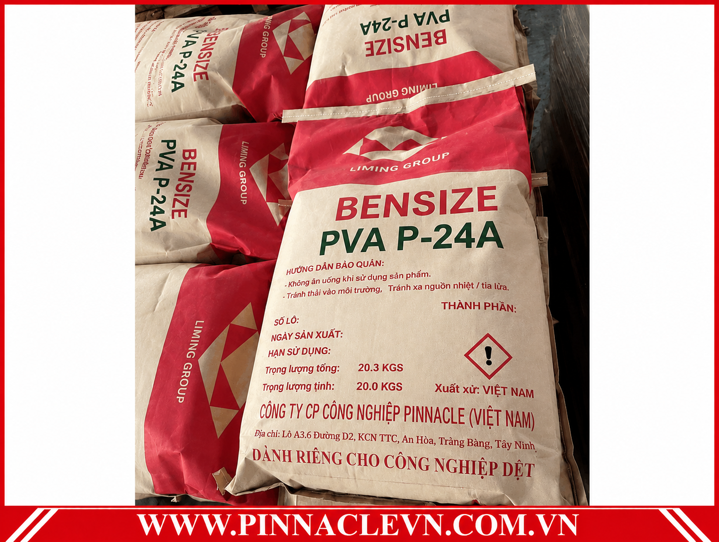 BENSIZE PVA P 24A BENSIZE PVA P 24A